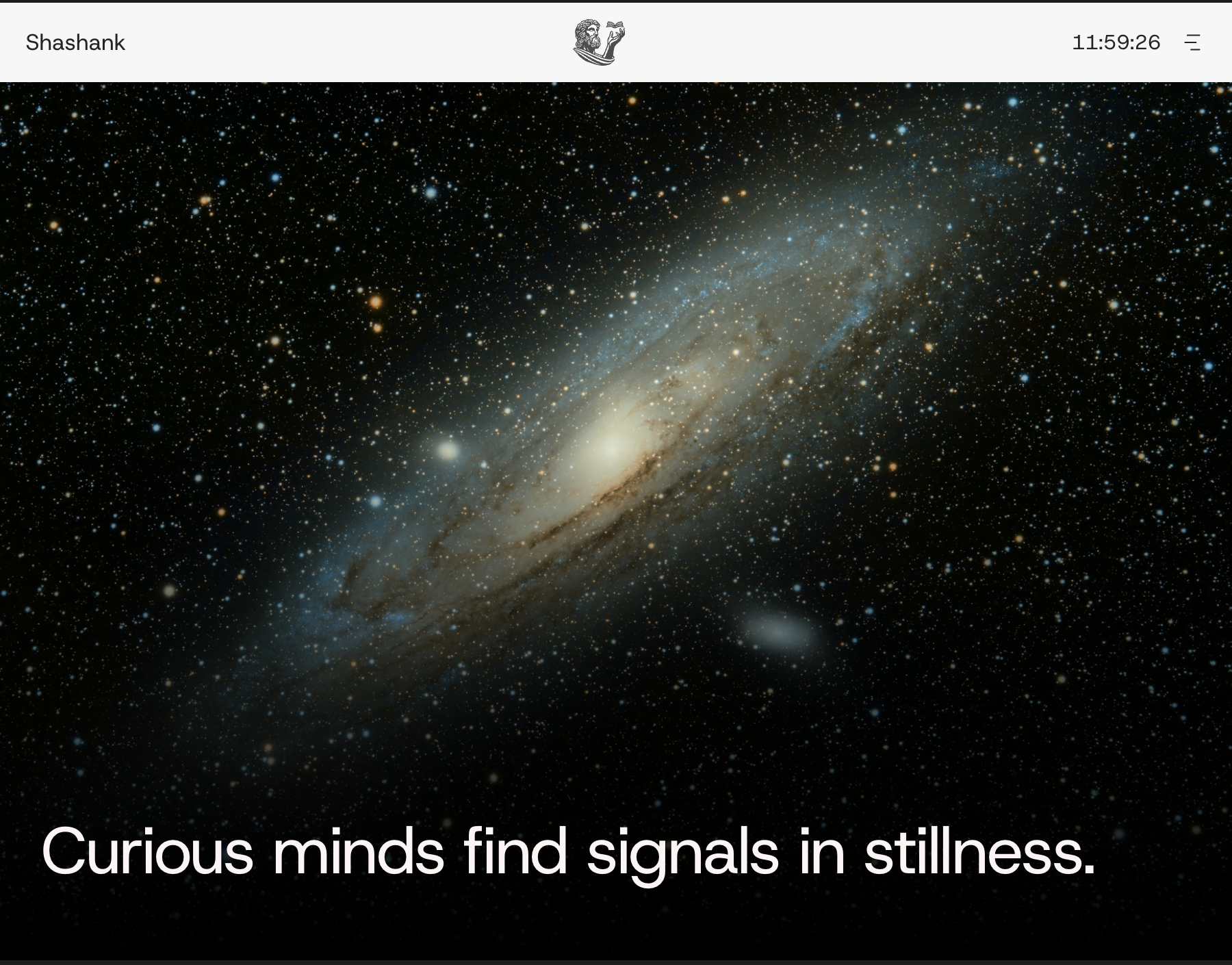 Spiral galaxy in deep space with stars